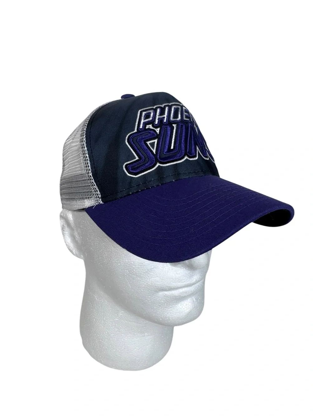 Phoenix Suns Youth NBA Mesh Snapback Hat Purple Black
